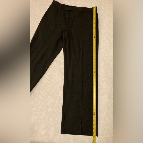 Banana Republic dress pants, dark gray, 33x32, wool - Picture 4 of 7
